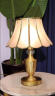 三洛（SANLUO）欧式全铜台灯卧室床头灯美式简约客厅书房酒店大厅装饰台地灯具 HT01+含三色LED灯泡 实拍图