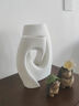赟娅创意陶瓷花瓶客厅餐桌轻奢高级感装饰花瓶客厅家居装饰玄关摆件 异形交叉花瓶 实拍图