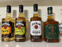 金宾（Jim Beam）波本 威士忌 白占边 黑麦 蜂蜜 苹果 洋酒 四只装 礼盒 实拍图