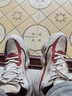 鸿星尔克2025新款秋季男鞋国风潮流休闲老爹鞋子男皮面防水减震厚底运动鞋 【东升】灰褐色/波尔多红 43 实拍图