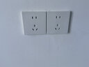 西蒙（SIMON）开关插座面板电脑网线网络86型墙壁电源暗装插座C60系列雅白色 电脑插座（六类） 实拍图