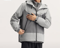 森马（Semir）冲锋衣男户外三防夹克秋情侣连帽外套夹克上衣 灰色调00322 3XL 实拍图