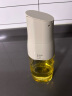 zuutii加拿大油瓶厨房家用自动开合玻璃罐调料防漏重力醋酱油壶 冷烟灰 实拍图
