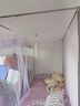 雅鹿蚊帐宫廷落地式可拆洗单门家用卧室一开门支架双人老式防蚊含支架 恋人心灰色CX 1.5*2m床【单独帐纱】 实拍图
