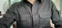 G-STAR RAW商务长袖高档衬衫外套男黑色衬衣纯棉宽松D22967 黑色 S 晒单实拍图