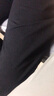 颂感睡裤男士夏季纯棉100%长裤春秋裤居家居裤睡衣全棉休闲裤宽松 【束脚 薄款】黑色 3XL （建议180-210斤） 实拍图