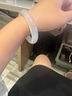 欧禧高冰玛瑙手镯女玉髓镯子冰种白月光荔枝冻翡翠玉镯七夕情人节礼物 56圈口/白月光【90-100斤】 实拍图