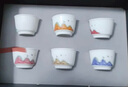 苏氏陶瓷羊脂玉德化白瓷千里江山六色功夫茶杯品茗杯个人杯 实拍图