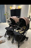 TianRui 双胞胎婴儿推车可坐可躺可折叠可拆分二胎车双人手推车宝宝bb车 Fun6代 -摩卡绿 双胞胎 实拍图