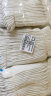 贸正 棉线手套劳保60双 加厚防滑耐磨工地干活工业劳防用品白棉纱 实拍图