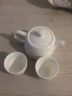 瓷有福羊脂玉瓷井栏壶功夫茶具套装泡茶办公家用整套陶瓷盖碗防烫大容量 羊脂玉瓷井栏壶280ml 实拍图