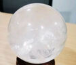 曜萱天然白水晶球摆件天然白水晶原石人工打磨招财转运居家送礼玄关 精选直径6厘米 实拍图