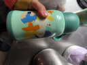 好孩子（gb）儿童保温杯保温水壶吸管杯宝宝学饮杯316不锈钢三合一550ml 绿色 实拍图