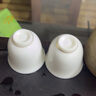 杰艺陶瓷茶具羊脂玉品茗杯功夫盖碗茶壶茶杯德化白瓷茶盏泡茶主人单杯 羊脂玉【茶杯】描金凝香杯 实拍图