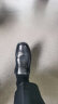 意尔康男鞋日常休闲皮鞋套脚舒适柔软单鞋 6541ZE97689W 黑色 39 实拍图