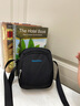 viney单肩包男新款百搭品牌斜挎包男休闲通勤轻便手机包随身小挎包背包 生日礼物【黑色】 实拍图