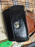半坡饰族（bampo）邮差包质感链条腋下单肩包女真皮斜挎包品牌新款经典复古圣诞礼物 黑色933 实拍图