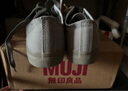 无印良品（MUJI）男女通用不易疲劳不易沾水运动鞋无性别男款女款小白鞋帆布鞋鞋子 灰色（图案） 41 码/255mm（尺码偏大拍小一码） 实拍图