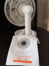 卡西道夫小风扇家用电扇小型usb小电风扇摇头台式卧.室宿舍轻音带电池可充电插电式迷你便携型夹扇办公用 【可蓄电】15面宽小风扇 【送 Type-C数据线】 实拍图