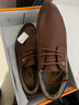 卡帝乐鳄鱼（CARTELO）牛皮正装休闲男士低帮系带皮鞋男冬季保暖男式棉鞋1511棕色加棉43 实拍图