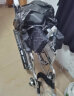 怡辉（YIHUI）轮椅手动折叠轻便带坐便器手推轮椅老人便携式医用家用老年人残疾人运动轮椅车 电镀铝轮坐便款 实拍图