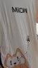 猫人（MiiOW）【防螨抗菌纯棉】女士睡裙睡衣女可爱猫人印花家居服米色XL 晒单实拍图