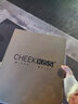 CheekKiss2024新款男士围巾男100%羊绒冬季高档款围脖护颈羊毛礼盒装简约款 1101格子米驼 实拍图