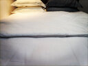 然牌 纯棉四件套 60支纯色全棉简约床上套件 双拼灰 1.8米床 实拍图