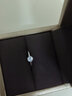 周六福钻戒女求婚至简K金钻石戒指KGDB021047约30分I-J/SI 10号七夕礼物 实拍图