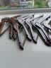三特（SUMTOO）实木衣架家用衣挂架无痕防滑成人衣架子木头裤架木质衣挂衣服撑子 女款-复古色-扁钩带防滑齿 10个装 实拍图