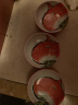 美浓烧（Mino Yaki） 绘手纸圆盘日式和风7英寸深盘釉下彩菜盘蔬菜盘小吃点心盘 绿椒款(17*4.8cm) 实拍图