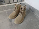 卡帝乐鳄鱼（CARTELO）马丁靴男款高帮秋冬季靴子男英伦工装男靴户外登山鞋棉鞋男鞋 实拍图