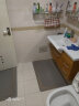 瑞丹 浴室门口吸水地垫卫生间速干厕所防滑门垫洗手间脚垫淋浴房垫子 金条框-青木灰 60*90CM 实拍图