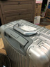 Armature英国加厚铝镁合金拉杆箱万向轮行李箱商务旅行箱登机箱男女学生箱 银色-经典款 20英寸登机箱 实拍图