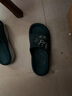 大嘴猴凉鞋男夏季办公外穿潮流防滑软底舒适新款开车海边沙滩凉拖鞋两用 黑灰 建议多拍一码 40 (265mm) 40-41 实拍图