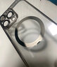 热火 适用苹果15Pro手机壳 iPhone 15 Pro保护套 电镀磁吸防摔升级镜头全包男女同款透明壳-钛色 实拍图