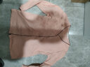 乔月月子服纯棉孕妇睡衣产后外出喂奶衣哺乳套装睡衣家居服 粉纯色 XXL码（145-165斤左右） 晒单实拍图