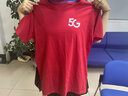貂卡纯棉团队服班服T恤定制定做短袖男女文化衫广告衫工作服印字logo 大红色 3XL 实拍图