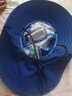 SUNDAY AFTERNOONS儿童男孩女孩防晒帽婴儿宝宝户外沙滩太阳大檐鱼尾遮阳帽防水透气 蓝色小鱼丨推荐款 L（建议年龄5岁以上) 53-56cm 实拍图
