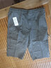 夏冰妮短裤男夏季男士七分裤纯棉宽松大码工装多口袋大裤衩中老年爸爸装 军绿色 4XL 实拍图