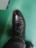 老人头（LAORENTOU）皮鞋男冬季头层牛皮正装鞋男士休闲商务圆头结婚鞋 1717 黑加绒41 实拍图