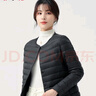 雅鹿羽绒服女轻薄短上衣2025秋冬季新款女士轻便外穿内胆保暖羽绒外套 黑色 L 【推荐100-115斤】 实拍图
