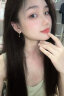 栢启歆耳夹无耳洞耳饰无痛感轻奢耳钉女气质名媛温柔流苏 星月耳夹 实拍图