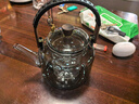 美斯尼 煮茶器玻璃蒸煮一体茶壶喷淋式蒸茶器提梁壶泡茶壶功夫茶具 壶+酒精炉 实拍图