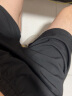 啄木鸟（TUCANO）短裤男夏季潮流沙滩五分裤系带透气休闲运动短裤子男 黑色 XL 实拍图