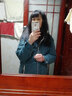颂简依 羽绒棉服女中长款冬季2025年新款韩版时尚减龄面包服棉袄外套女 蓝色 L 【建议116-125斤】 实拍图