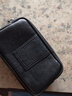 帷格（VIIGER） 真皮手机腰包男穿皮带 横款适用苹果6.7英寸 运动工地干活挂腰带 黑色 标准版 实拍图