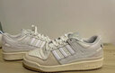 adidas FORUM休闲低帮篮球运动滑板鞋小白鞋男女阿迪达斯三叶草 浅米黄/白 36 实拍图