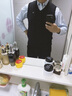 恒源祥 纯羊毛背心男马甲秋季套头V领针织羊毛衫坎肩内搭无袖男式毛衣 实拍图