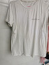 米度丽哺乳衣上衣外出产后喂奶衣打底衫夏季宽松短袖t恤孕妇装夏装6916 米白 M码（建议80-110斤左右） 实拍图